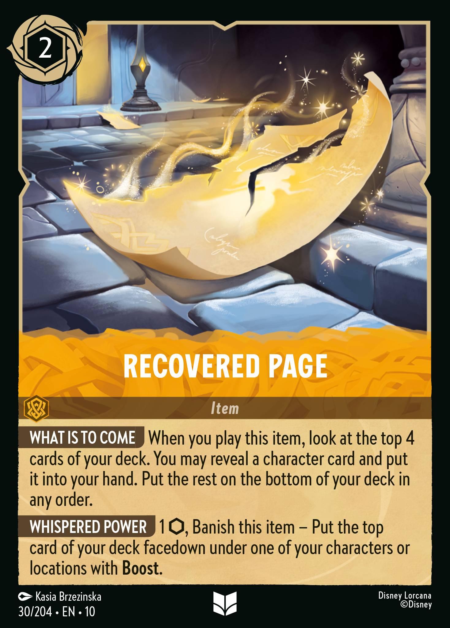 Recovered Page - FOIL — image 1