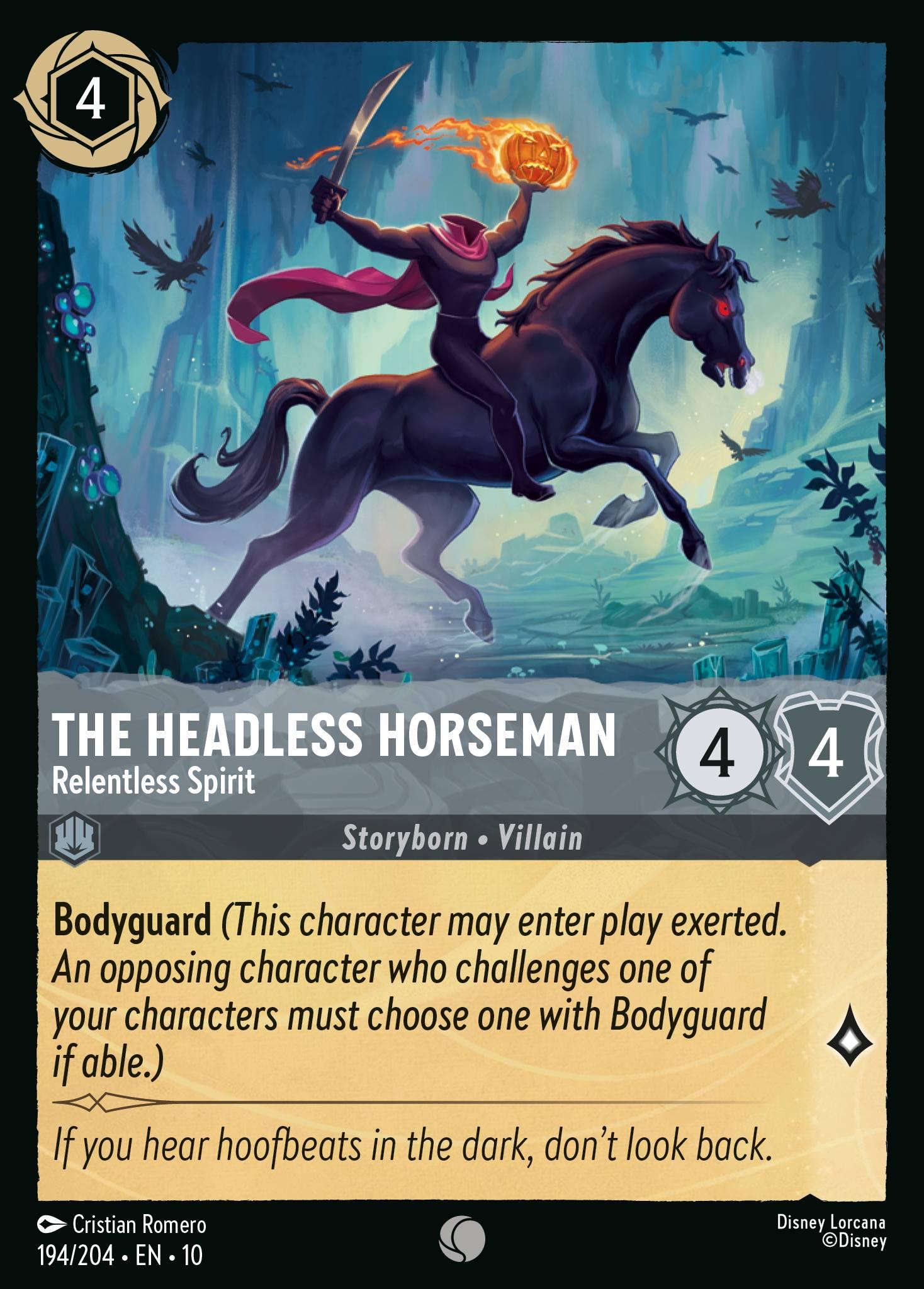 The Headless Horseman, Relentless Spirit — image 1