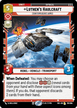 Luthen's Haulcraft - Countermeasures Armed — image 1
