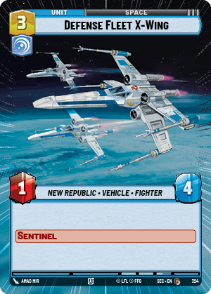 Defense Fleet X-Wing - HYPERSPACE — image 1