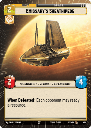 Emissary's Sheathipede - HYPERSPACE — image 1