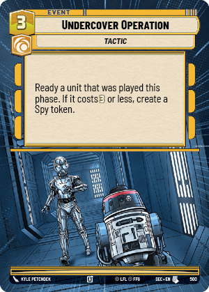 Undercover Operation - HYPERSPACE — image 1