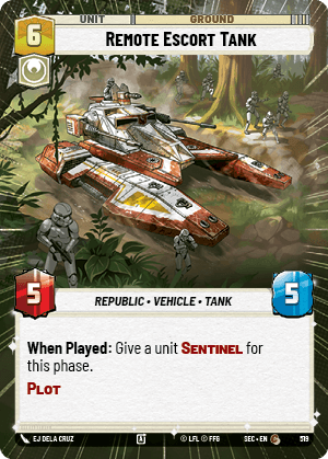 Remote Escort Tank - HYPERSPACE — image 1