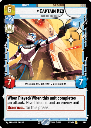 Captain Rex - Into the Firefight - FOIL — image 1