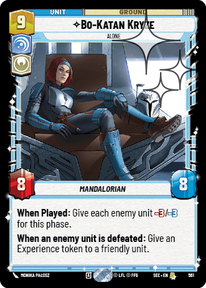 Bo-Katan Kryze - Alone - FOIL — image 1