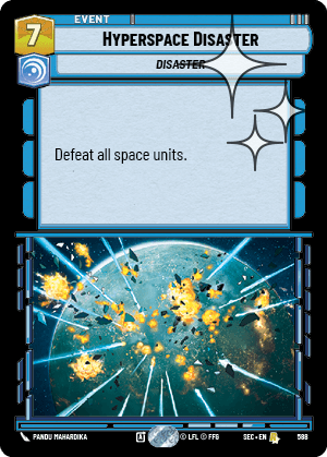 Hyperspace Disaster - FOIL — image 1