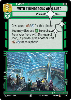 With Thunderous Applause - FOIL — image 1