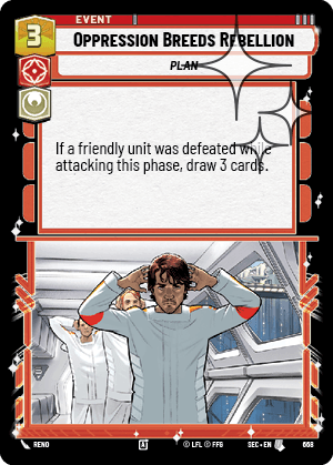 Oppression Breeds Rebellion - FOIL — image 1