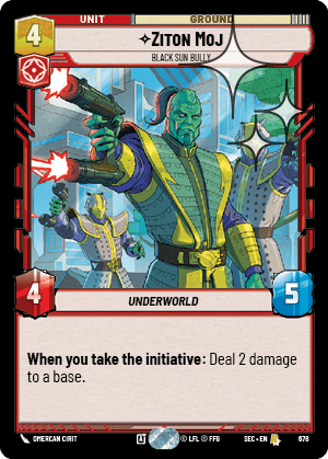 Ziton Moj - Black Sun Bully - FOIL — image 1