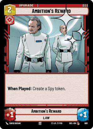 Ambition's Reward - FOIL — image 1