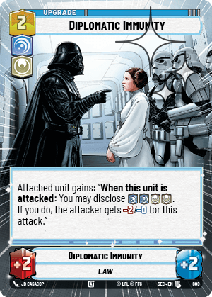 Diplomatic Immunity - HYPERSPACE FOIL — image 1