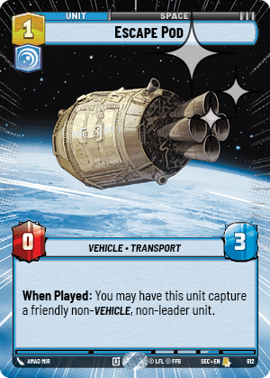 Escape Pod - HYPERSPACE FOIL — image 1