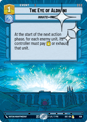 The Eye of Aldhani - HYPERSPACE FOIL — image 1