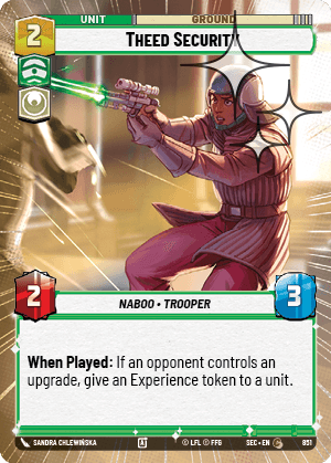 Theed Security - HYPERSPACE FOIL — image 1