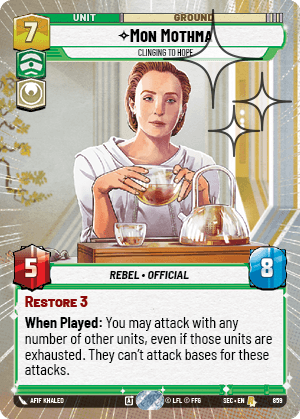 Mon Mothma - Clinging to Hope - HYPERSPACE FOIL — image 1
