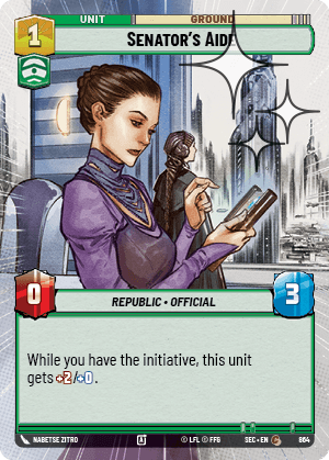 Senator's Aide - HYPERSPACE FOIL — image 1