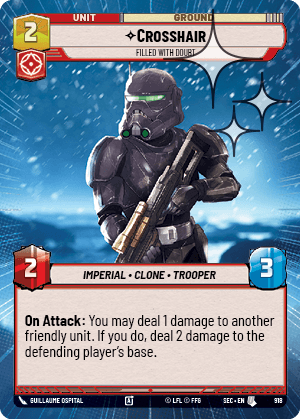 Crosshair - Filled With Doubt - HYPERSPACE FOIL — image 1