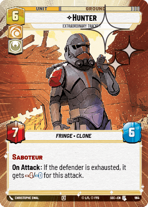Hunter - Extraordinary Tracker - HYPERSPACE FOIL — image 1