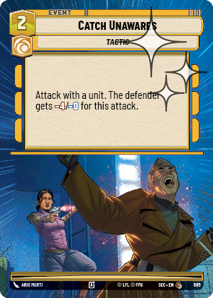 Catch Unawares - HYPERSPACE FOIL — image 1