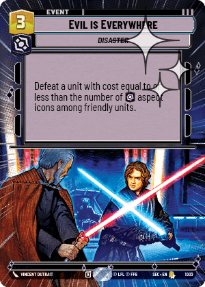 Evil is Everywhere - HYPERSPACE FOIL — image 1
