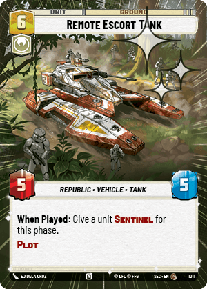 Remote Escort Tank - HYPERSPACE FOIL — image 1