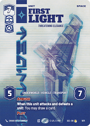 First Light - Threatening Elegance - PRESTIGE — image 1