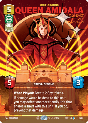 Queen Amidala - Championing Her People - PRESTIGE FOIL — image 1