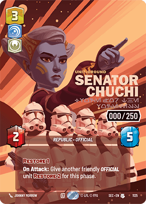 Senator Chuchi - Voice for the Voiceless - PRESTIGE SERIALIZED — image 1
