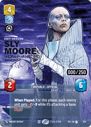 Sly Moore - Witness to Power - PRESTIGE SERIALIZED — image 1