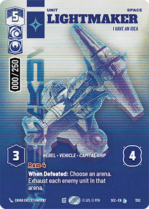 Lightmaker - I Have An Idea - PRESTIGE SERIALIZED — image 1