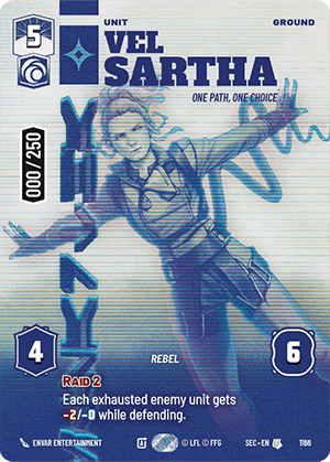 Vel Sartha - One Path, One Choice - PRESTIGE SERIALIZED — image 1