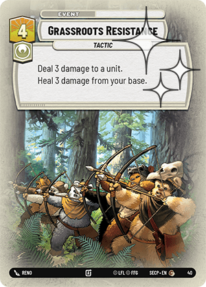 Grassroots Resistance - OP Promo – FOIL — image 1