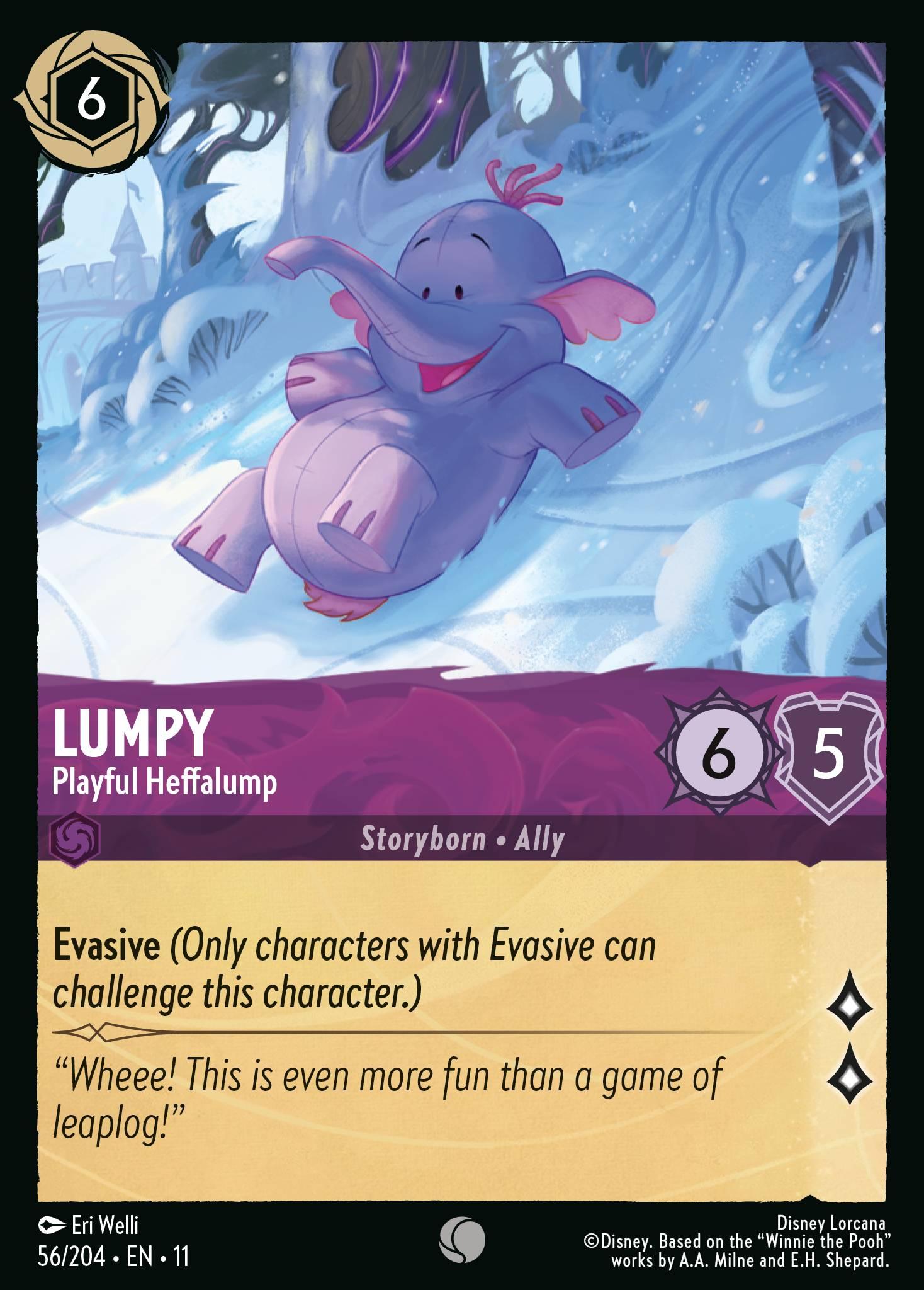 Lumpy • Playful Heffalump - FOIL — image 1