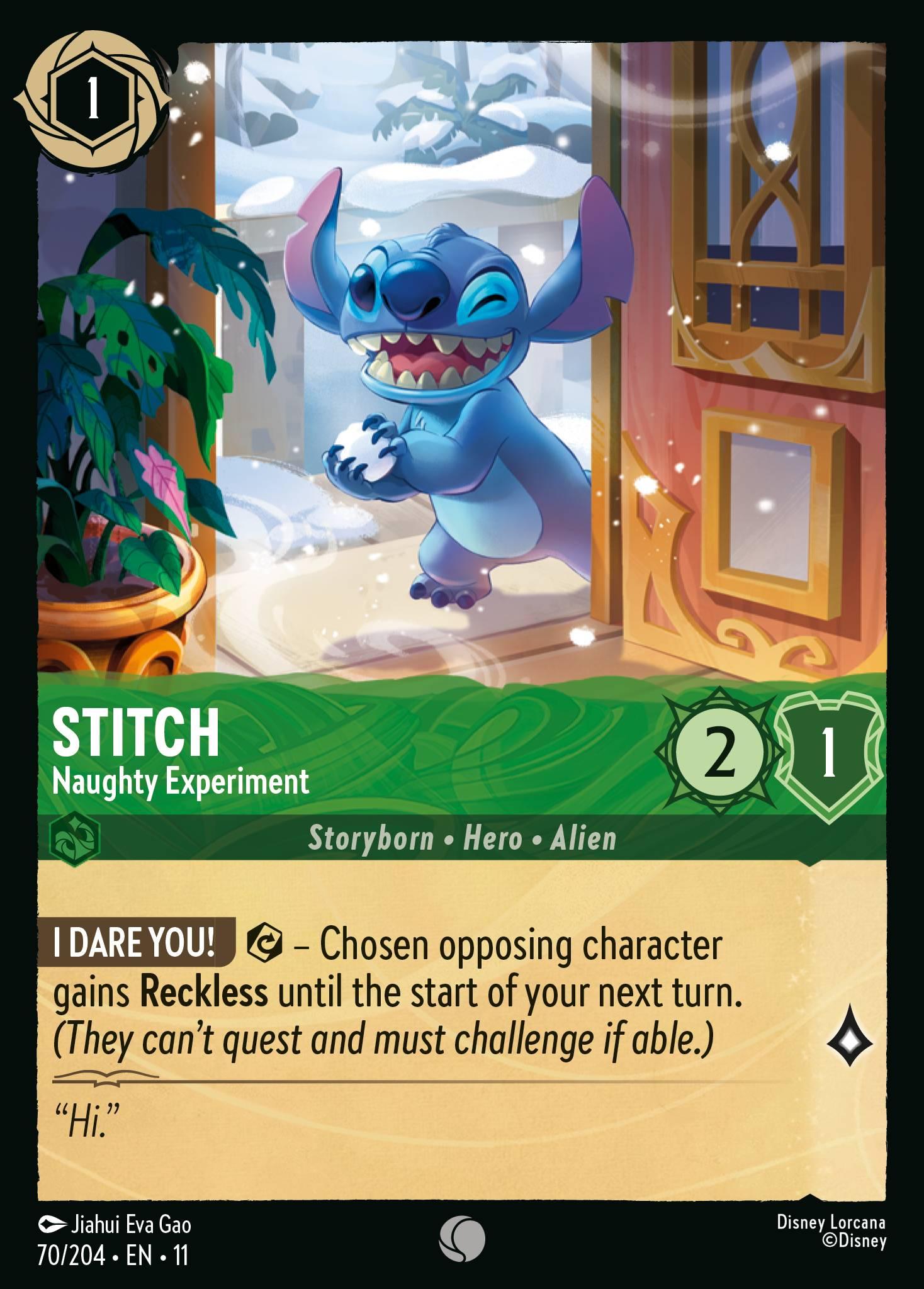 Stitch • Naughty Experiment - FOIL — image 1