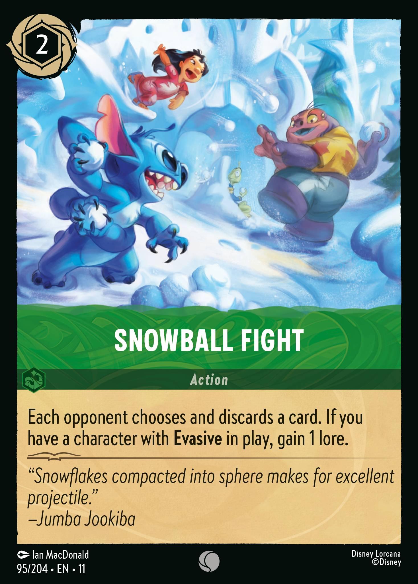 Snowball Fight - FOIL — image 1