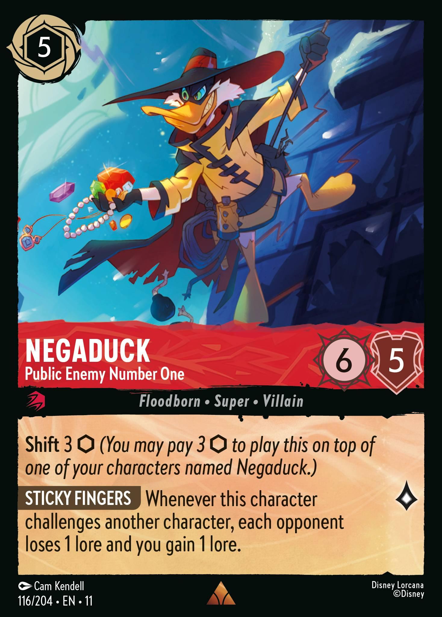 Negaduck • Public Enemy Number One - FOIL — image 1