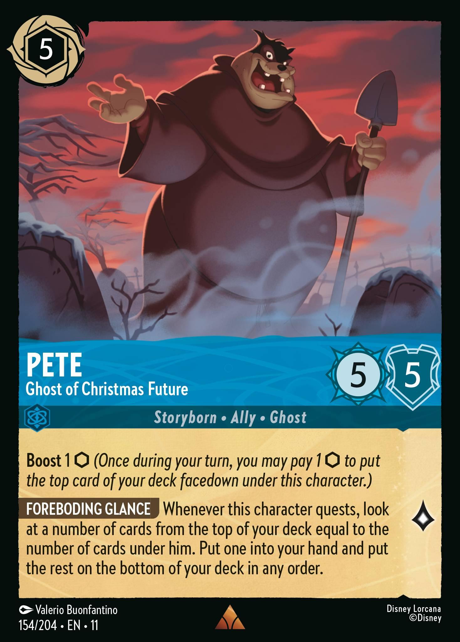 Pete • Ghost of Christmas Future - FOIL — image 1