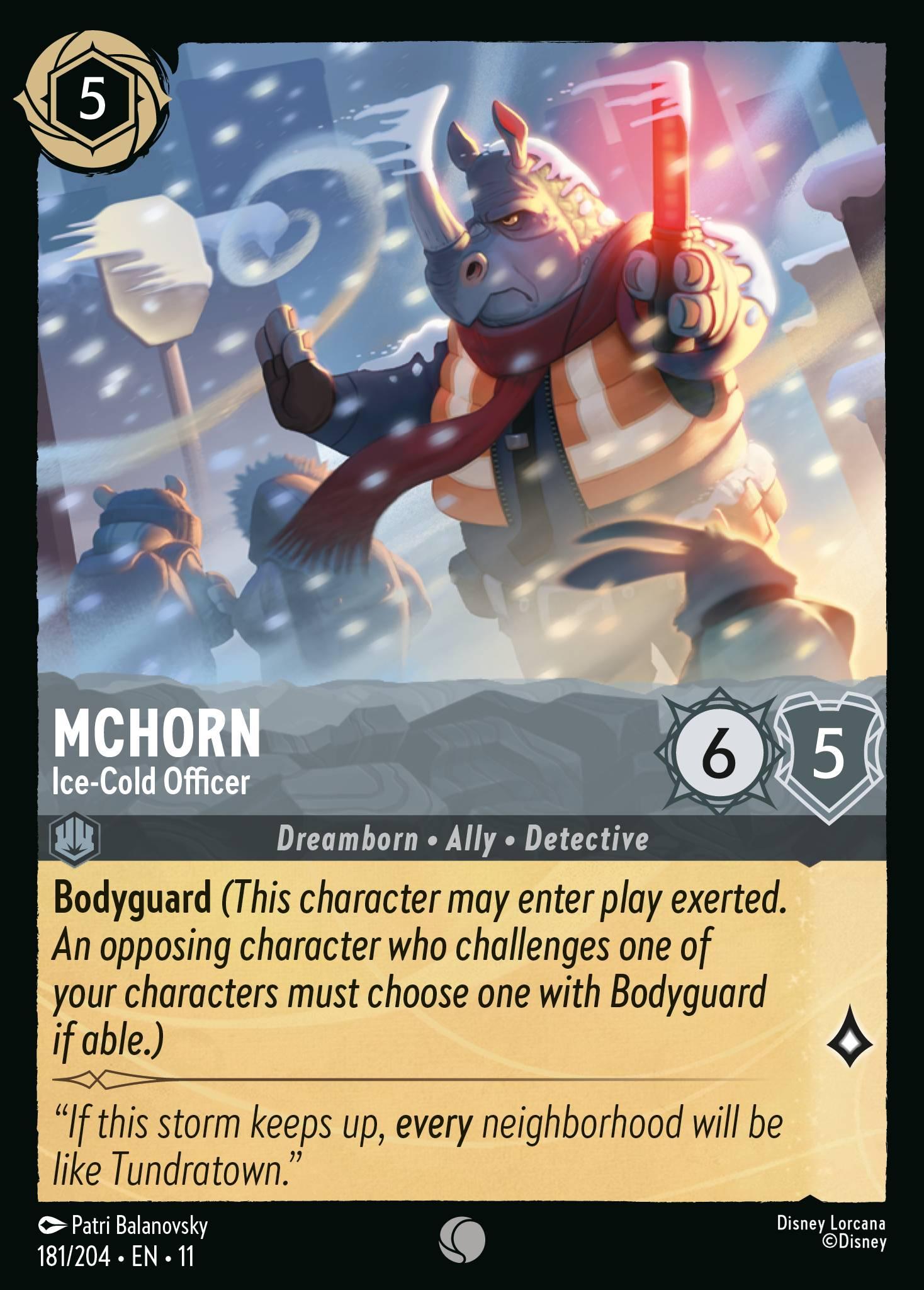 McHorn • Ice-Cold Officer - FOIL — image 1