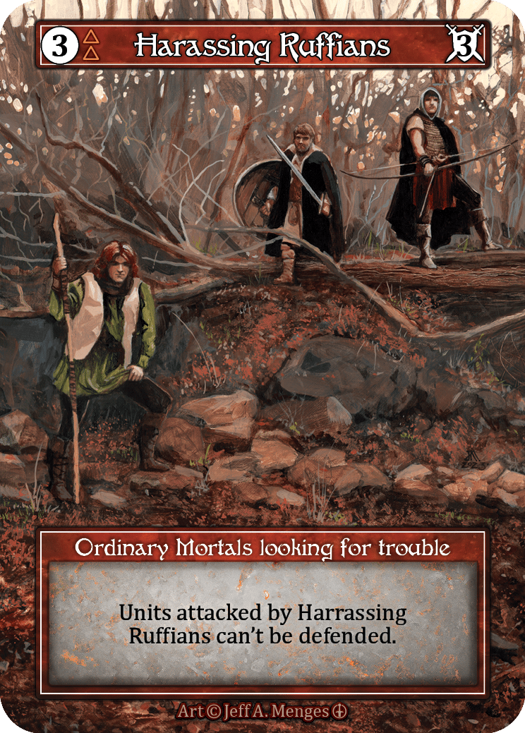 Harassing Ruffians - FOIL — image 1