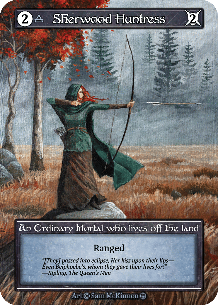 Sherwood Huntress - FOIL — image 1