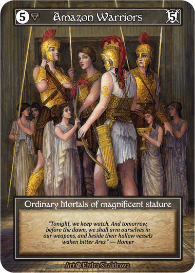 Amazon Warriors - FOIL — image 1