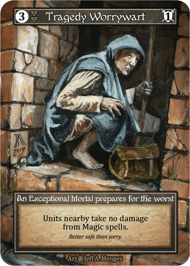 Tragedy Worrywart - FOIL — image 1