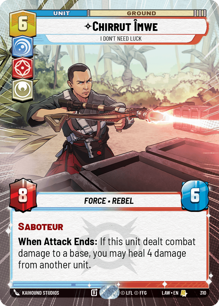 Chirrut ?mwe - I Don't Need Luck - HYPERSPACE — image 1