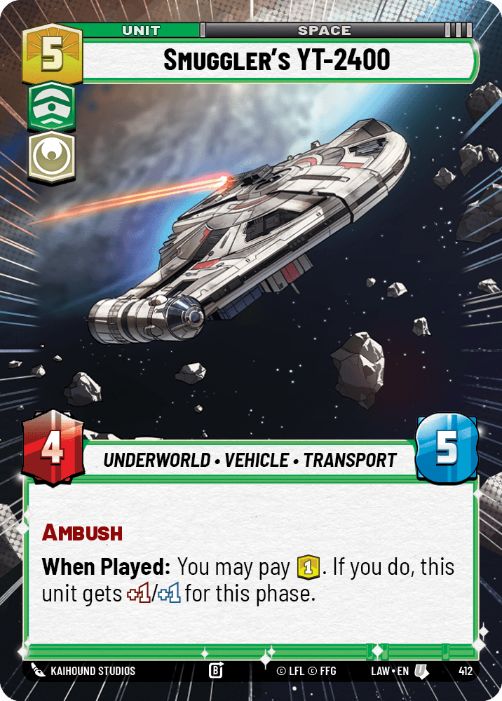 Smuggler's YT-2400 - HYPERSPACE — image 1