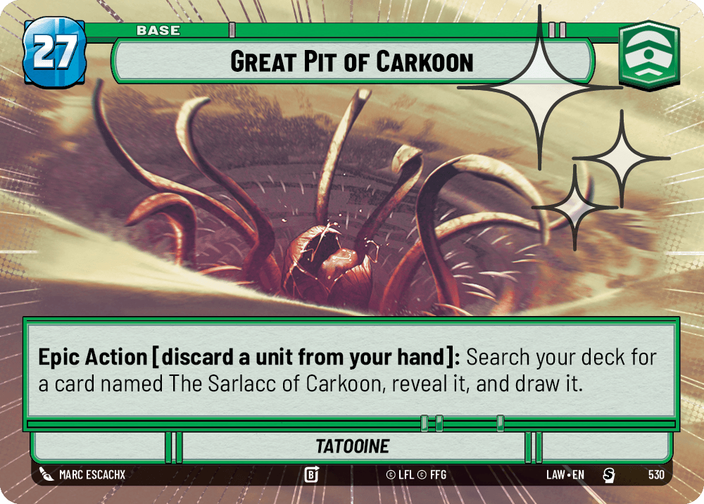Great Pit of Carkoon - HYPERSPACE FOIL — image 1