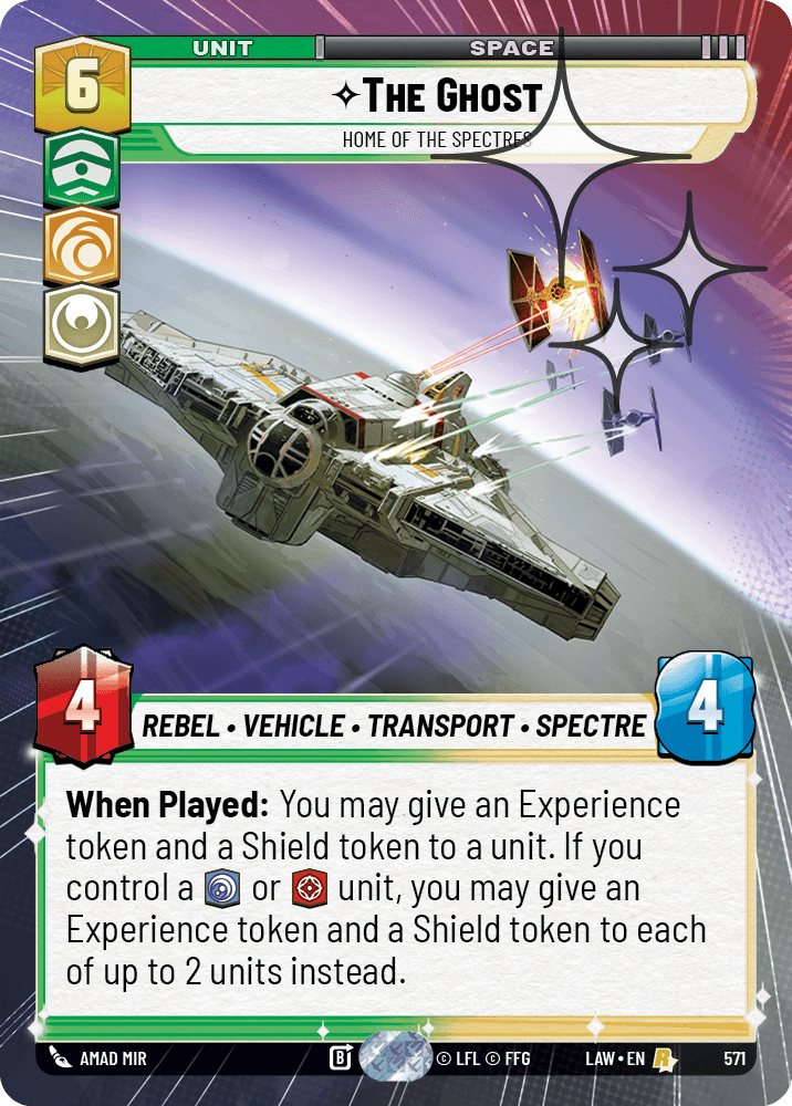 The Ghost - Home of the Spectres - HYPERSPACE FOIL — image 1