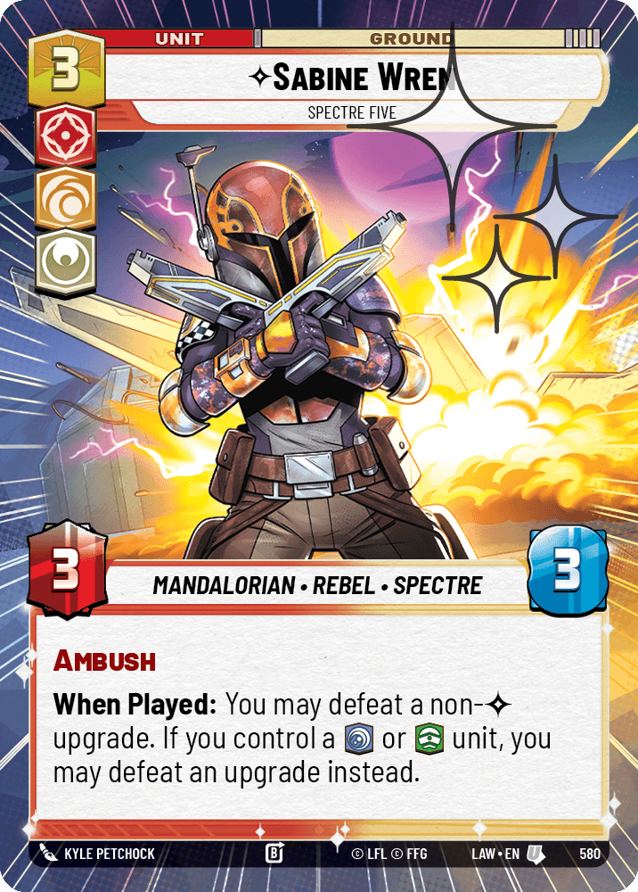 Sabine Wren - Spectre Five - HYPERSPACE FOIL — image 1