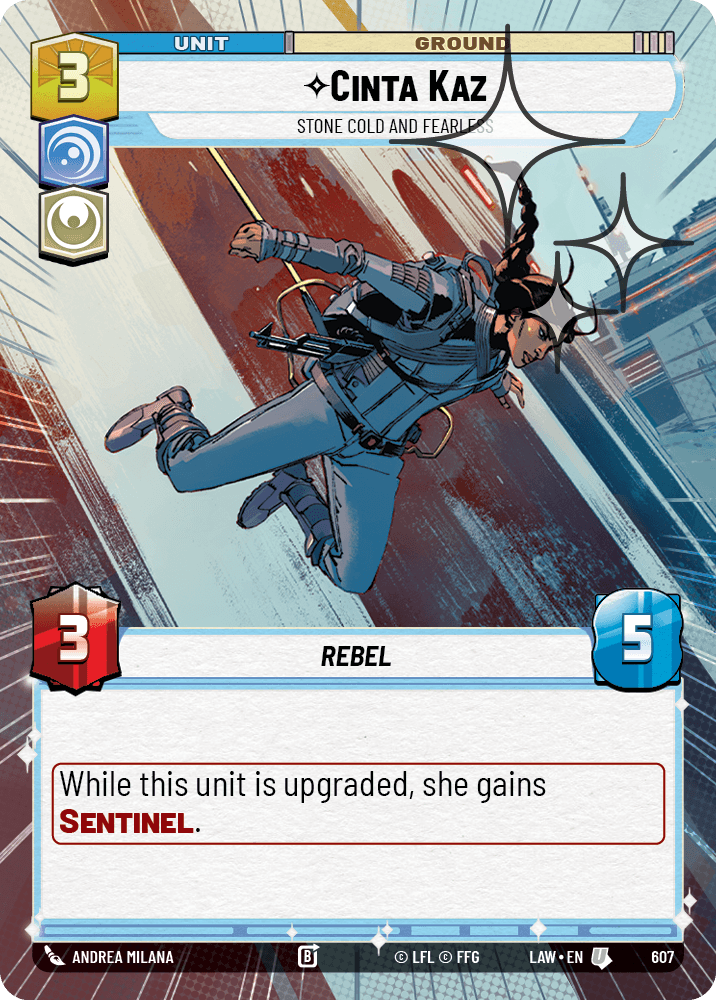 Cinta Kaz - Stone Cold and Fearless - HYPERSPACE FOIL — image 1