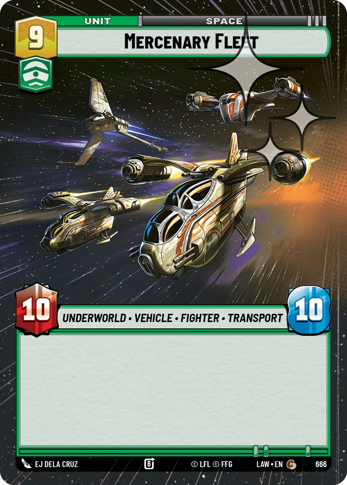 Mercenary Fleet - HYPERSPACE FOIL — image 1
