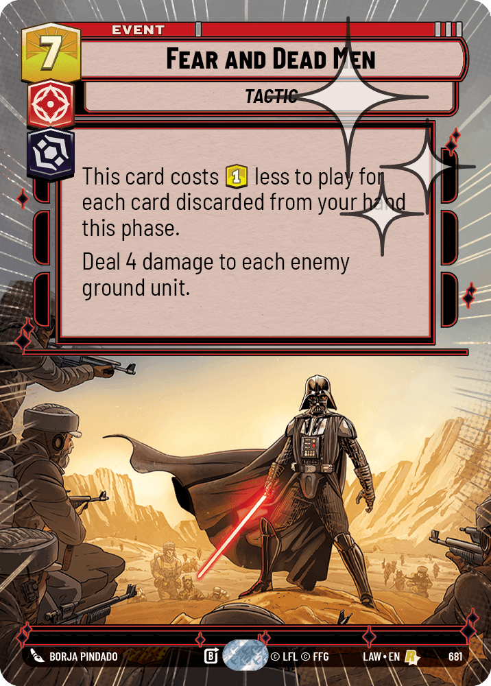 Fear and Dead Men - HYPERSPACE FOIL — image 1